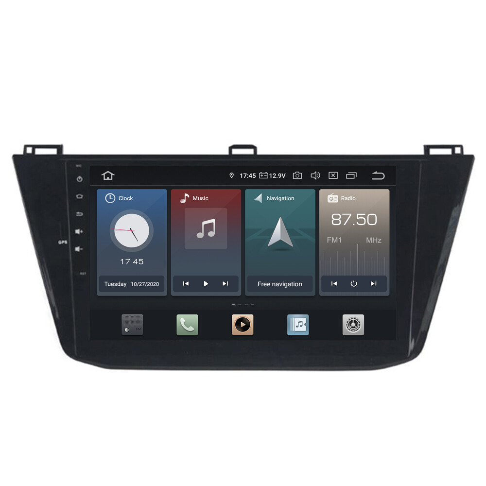 For Volkswagen Tiguan 10"" Touchscreen Android Car Radio GPS Navigation Bluetooth
