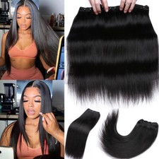 Brazilian Virgin Human Hair Extensions Weft Weave Deep Body Wave Curly Bundles