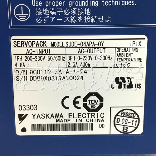 YASKAWA SERVO Driver SJDE-04APA-OY FREE EXPEDITED SHIPPING new - Picture 1 of 2