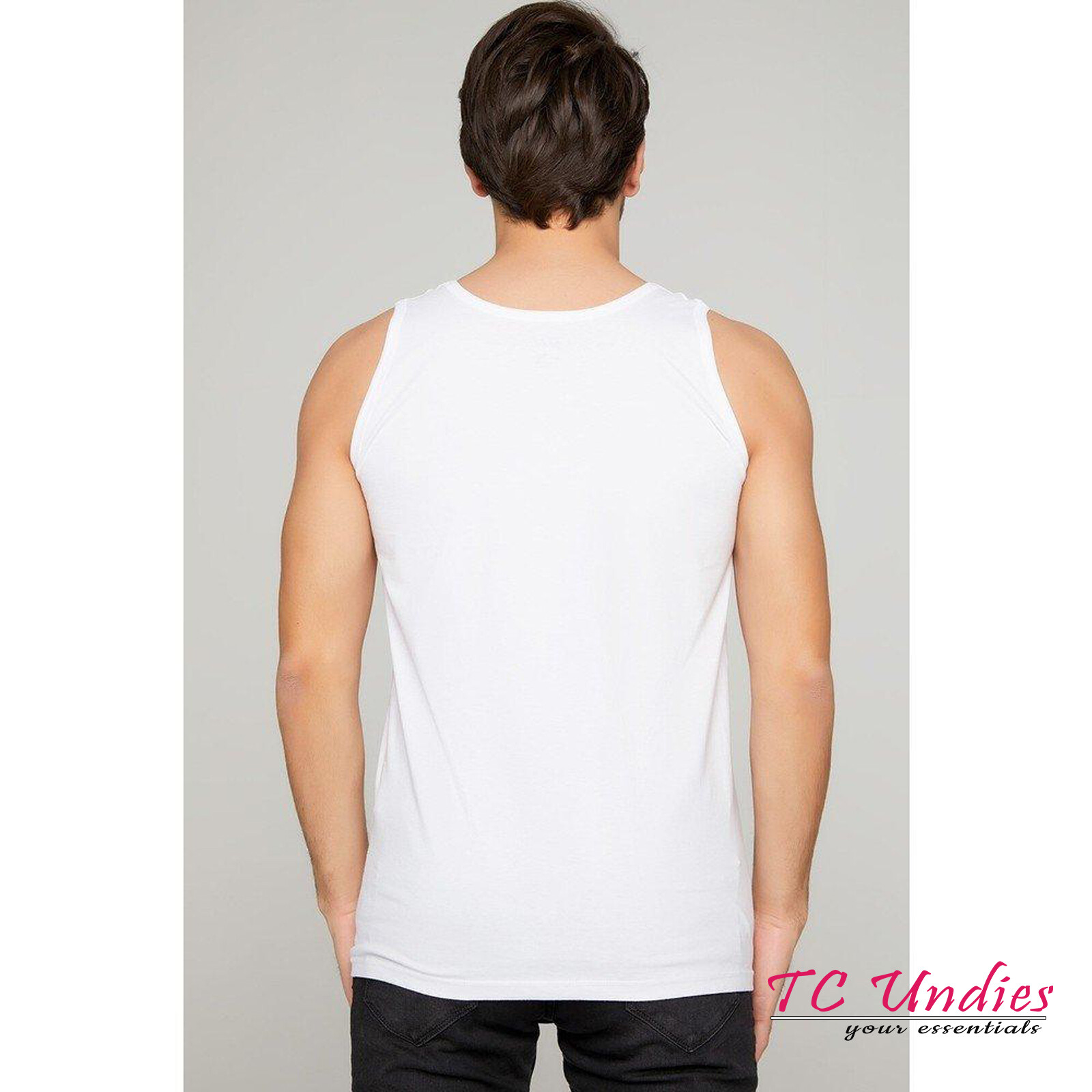 5 PCS Men Vest Plain Singlets Quality 100percent Pure Cotton Vests Tank Tops Comfort image 3