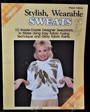 Stylish Wearable Sweats Pattern Book Craft Hobby Plaid Enterprises 8316