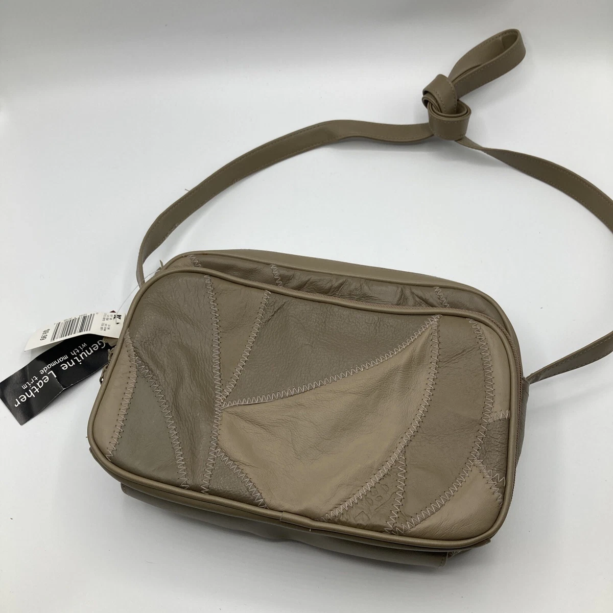 Vintage Kmart Leather Patchwork Purse Tape Shoulder Bag | eBay