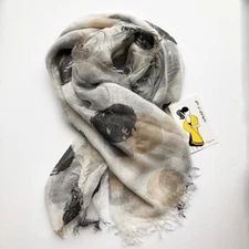 Cejon | Neutral Gossamer Scarf | NWT