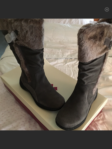 naturalizer gray boots
