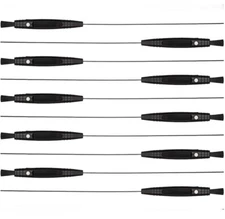 10 Packs Multifunctional Hearing Aid Cleaning Kits with Brush and Wire Cleaner