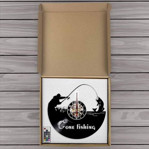 Motorcycles Bikers Classic King Skull LED Living Room Decor Vinyl Wall Clock - Picture 9 of 12