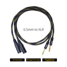 Stereo Mini Male 6.5mm to 3 pin XLR Hifi Audio Cable For iPhone Mixer Amplifier