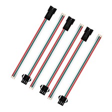 2pin 3Pin 4pin 5pin JST Connectors LED Strip Female Male 15cm 22awg Wire 10Pairs