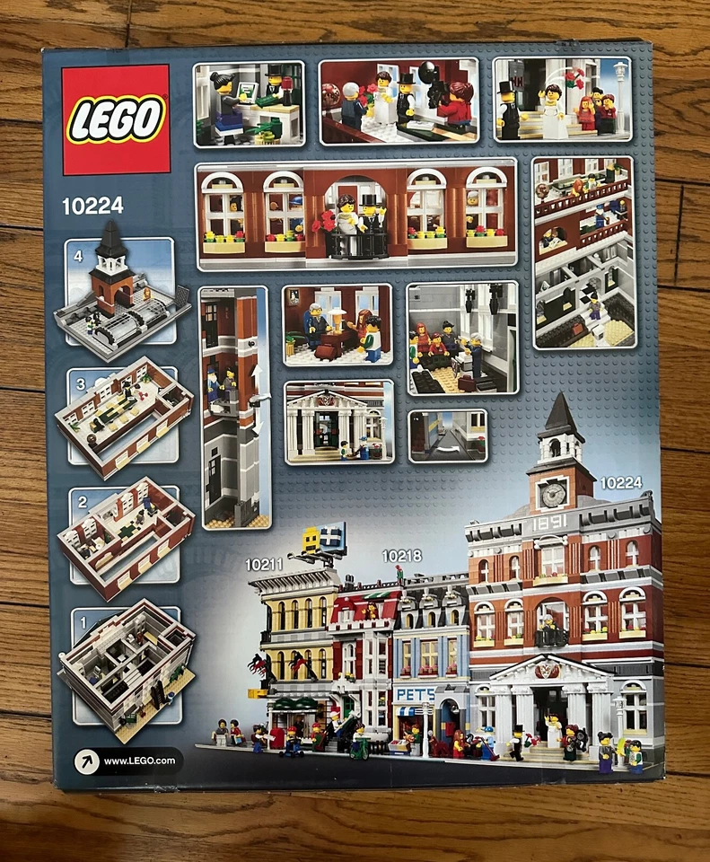 LEGO 10224 Creator Expert AYUNTAMIENTO Casa Modular *RETIRADO* *RARO* Foto 4 de 4