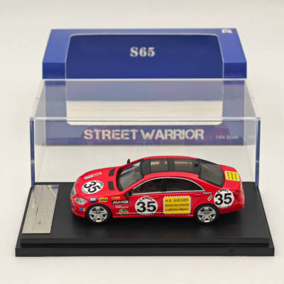 1/64 SW S-Class S65 W221 Red Pig #35 Diecast Model Car Limited