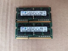 LOT 2 SAMSUNG 4GB 2RX8 PC3L-12800S DDR3 LAPTOP RAM M471B5273CH0-YK0 M8-2(20)