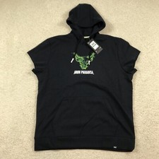 Under Armour Project Rock Cap Hoodie Mens Large Rival Fleece 1373567 001