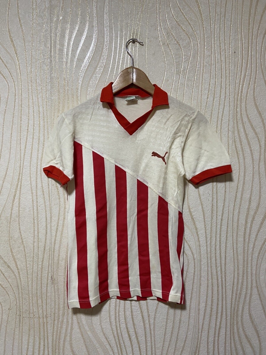 80s PUMAフットボールシャツ USA製 PUMA 80s FOOTBALL SHIRT SOCCER JERSEY LONG SLEEVE sz 7-8 | eBay