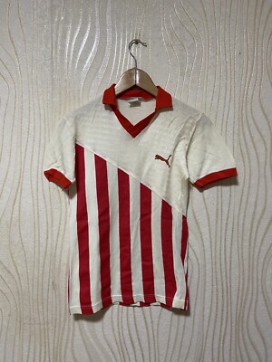 1980s PUMA TEMPLATE FOOTBAL SHIRT SOCCER JERSEY sz S | eBay