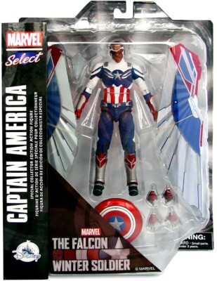 マーベルセレクト　キャプテンアメリカ　ファルコン　サムウィルソン The Falcon and the Winter Soldier Marvel Select Captain