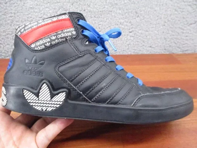 Adidas high cut cheap leather shoes