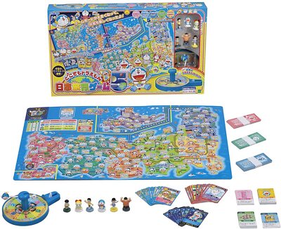EPOCH Doraemon Japan Travel Board Game 5 Dokodemo Doraem 5 Games JAPAN NEW
