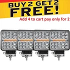 12V LED Work Light Bar Flood Spot Lights Driving Lamp Offroad Car Truck SUV