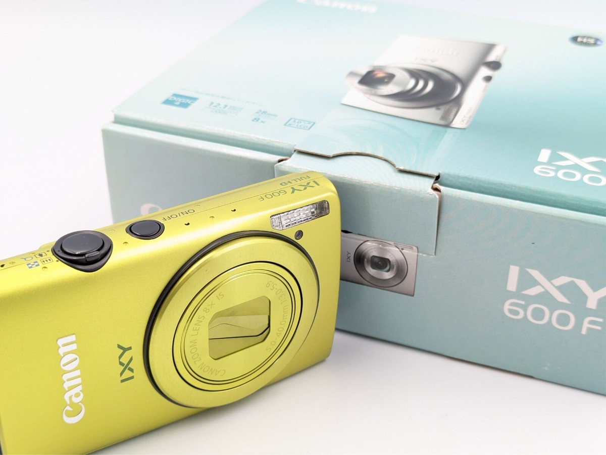Canon IXY 600F Compact Digital Camera Yellow 12.1MP 8x zoom m | eBay