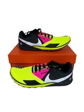 Adult Nike Zoom Rival 6 Cross Country Spikes Cleats M8/W9.5 Volt/White/Black