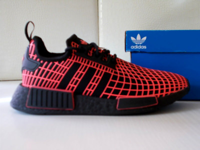 Adidas NMD R1 Originals GW5633 Sneaker Sport Damen/Unisex Schwarz/Rot EU-39140 