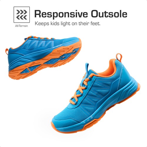 Boys Girls Kids Athletic Shoes Mesh Tennis Shoes Running Shoes Walking Shoes - Picture 11 of 17