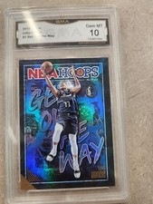 2019-20 Panini NBA Hoops Premium Stock Luka Doncic GET OUT THE WAY HOLO GMA 10