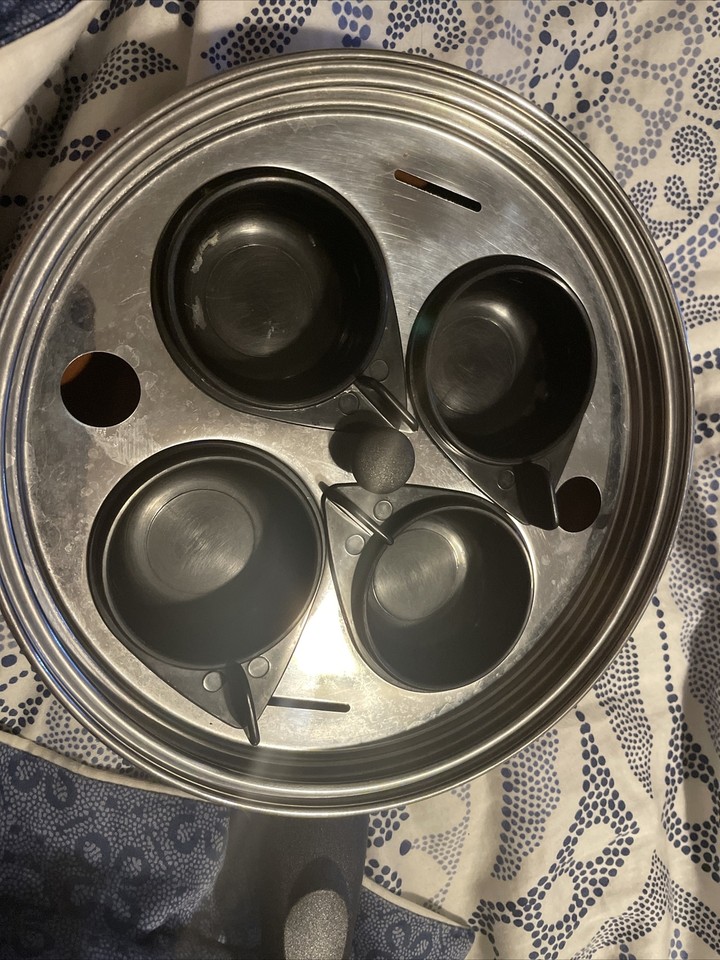 Modern Innovations Stainless Steel 4 Egg Non Stick Egg Poacher eBay