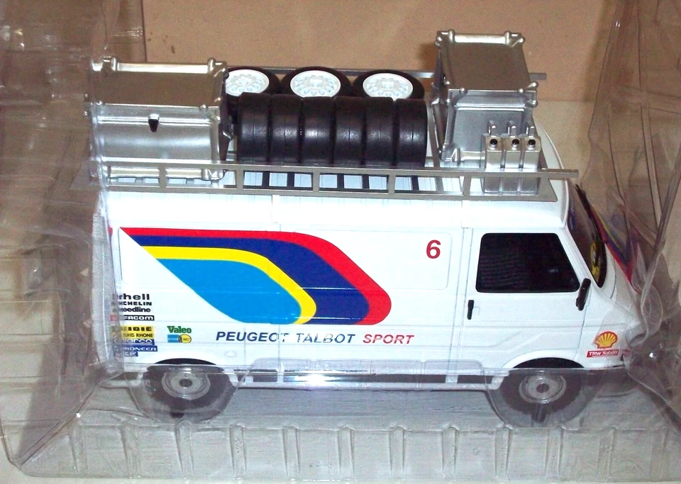 IXO 1/18 18RMC019X Citroën C35 (PEUGEOT TALBOT SPORT assistance) 1985 rare NLA! - Immagine 4 di 4