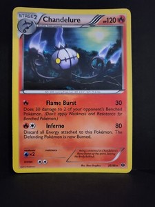 Pokémon TCG Chandelure Next Destinies 20/99 Holo Holo Rare