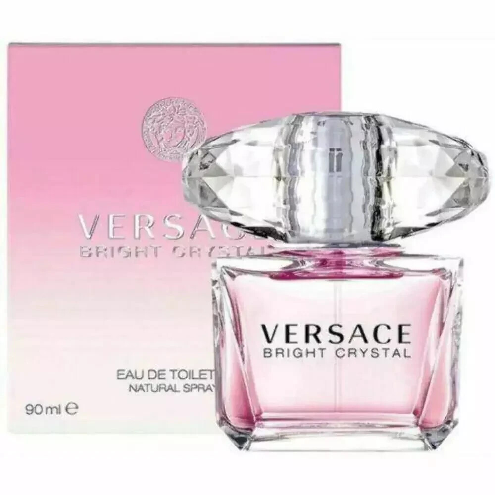 VERSACE Bright Crystal Eau De Toilette EDT For Women 3.0 oz~☆