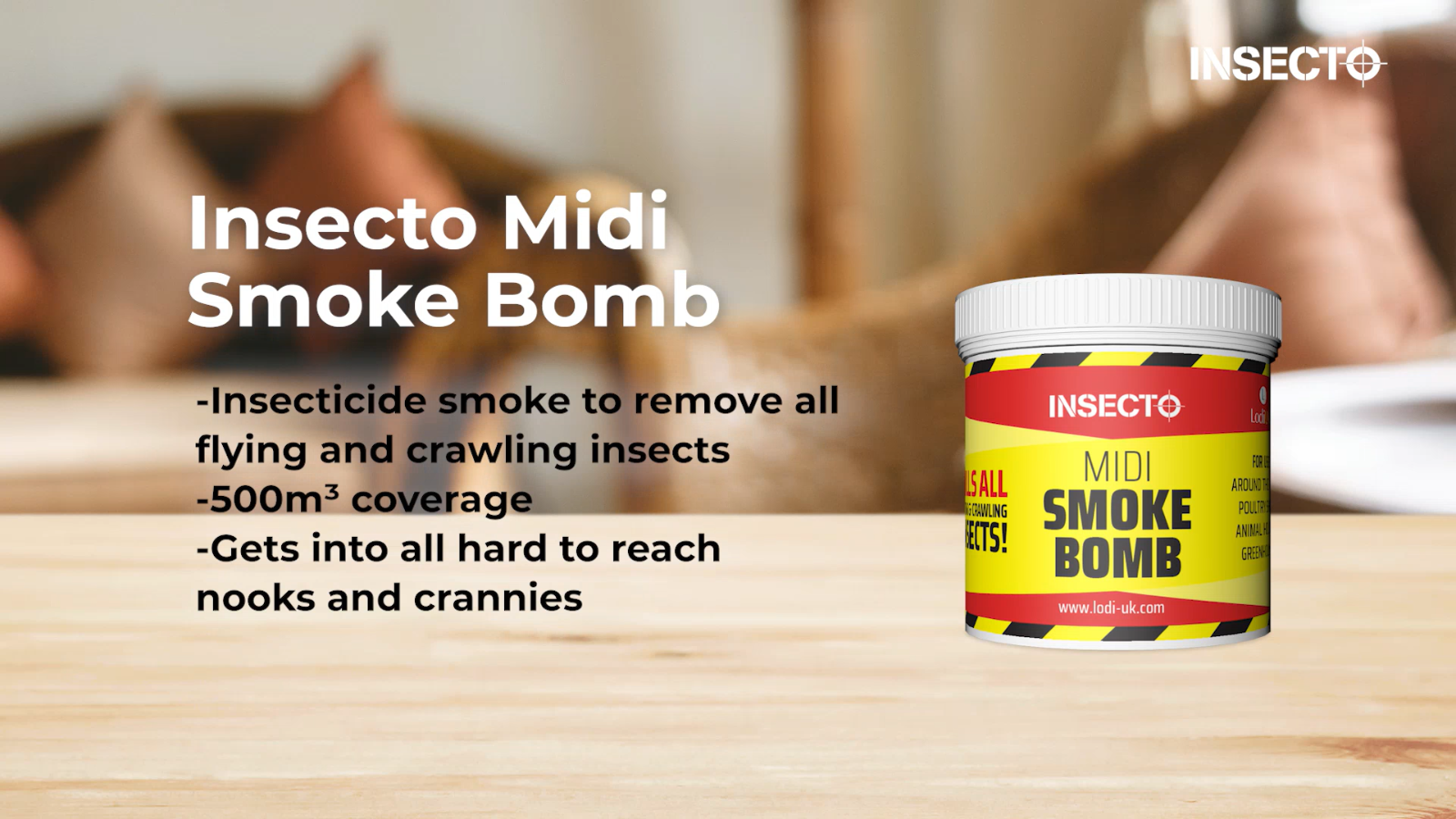 Wasp nest Garage Loft Attic Midi Smoke Fumigator Wasps Killer