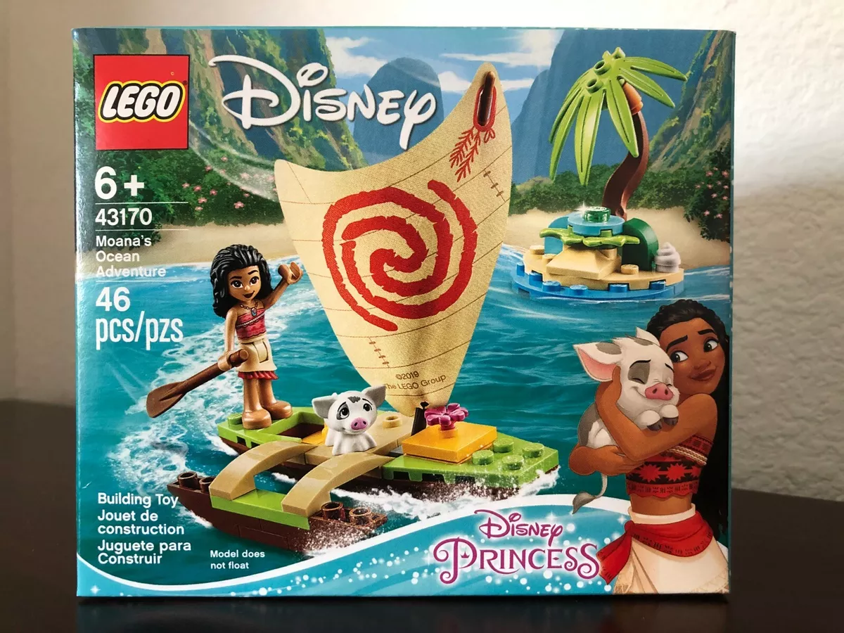 Lego Disney Princess MOANA S OCEAN ADVENTURE Set 43170 New