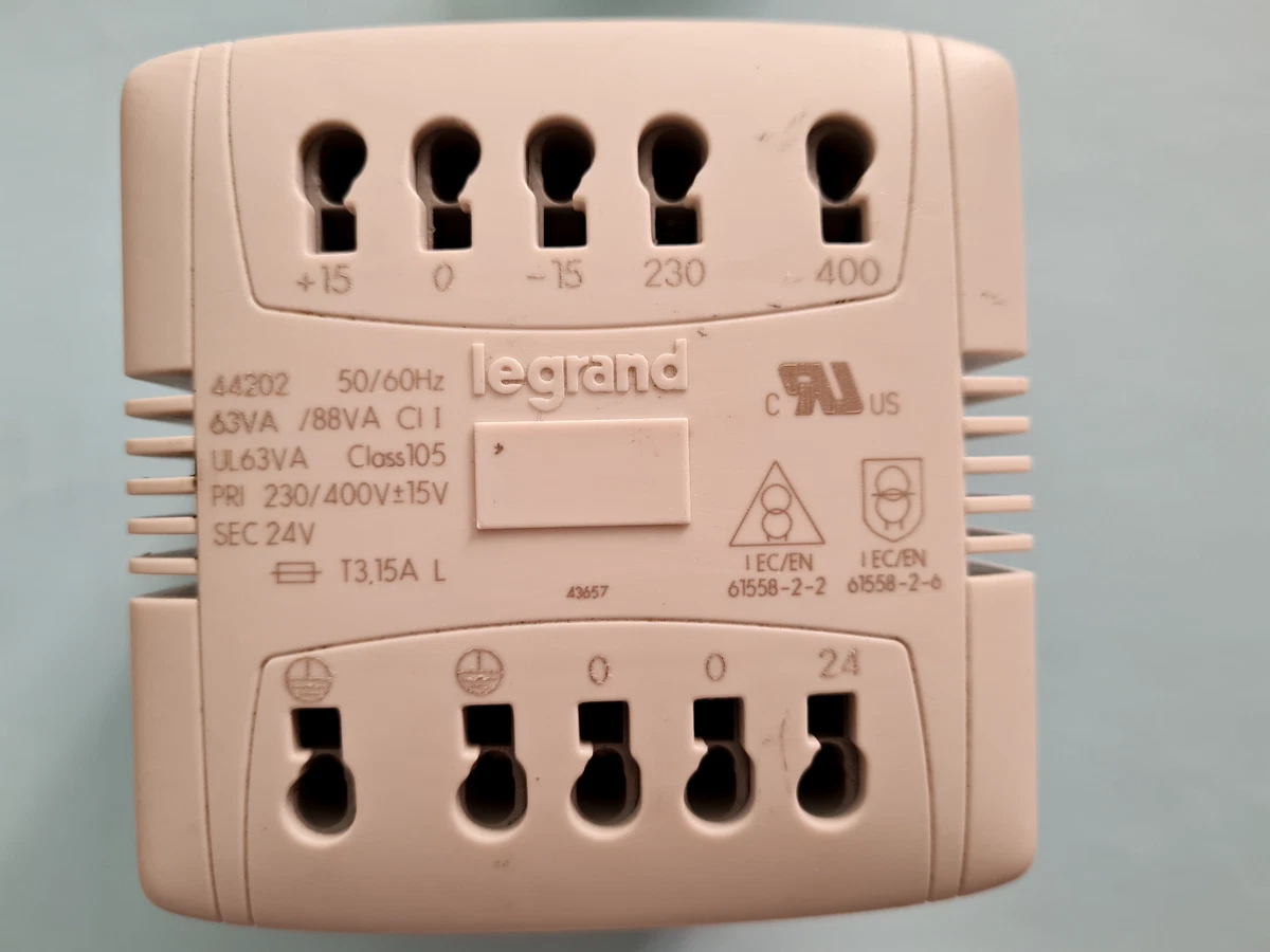 Alimentation Legrand 24V 2,5A 230/400V AC/DC 46922