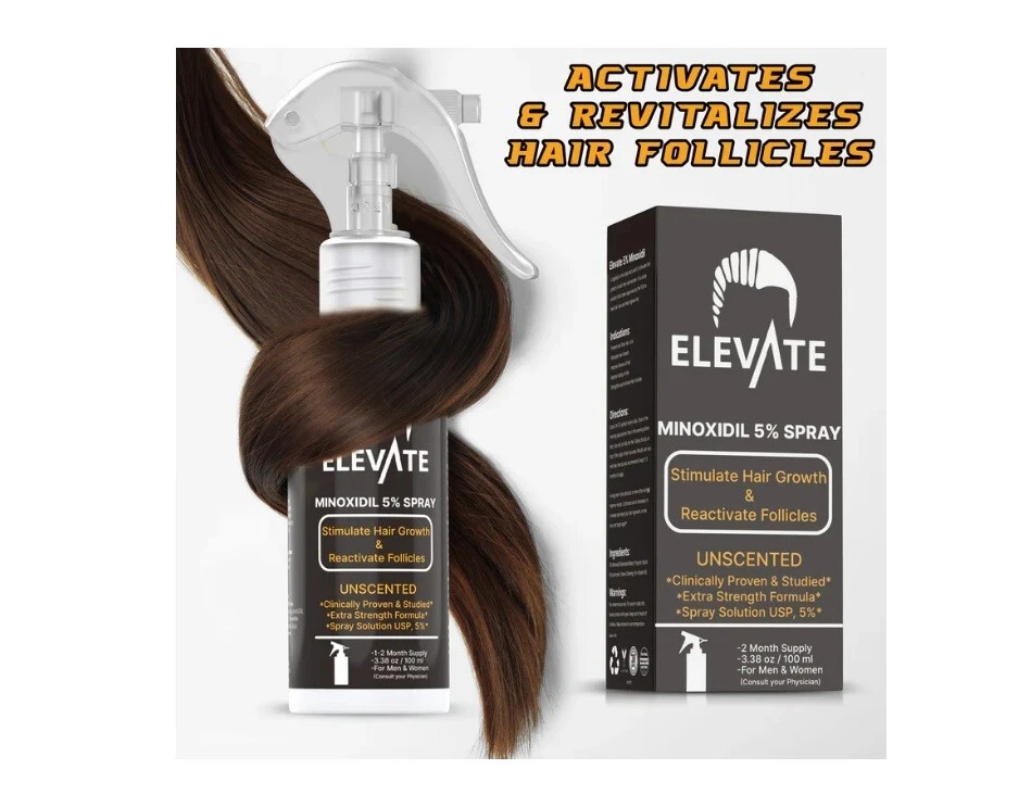 Elevate Liquid Hair Spray To Prevent Hair Loss, Promote Hair Growth Treat Spray