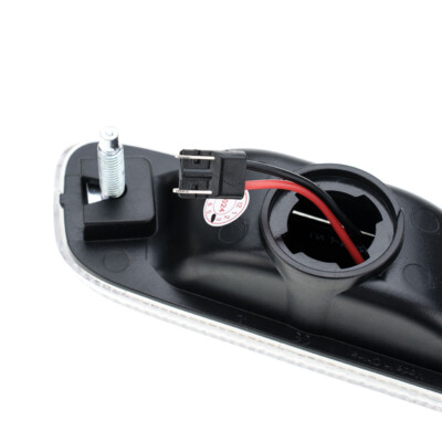 スギライト 2 x Clear Lens White LED Front Side Fender Light For 1992-2000