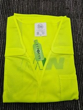 (QTY 2) TSA ANSI/ISEA 107-2020 Class 1 or 2 24 Hour Visibility Safety Vest 2XL