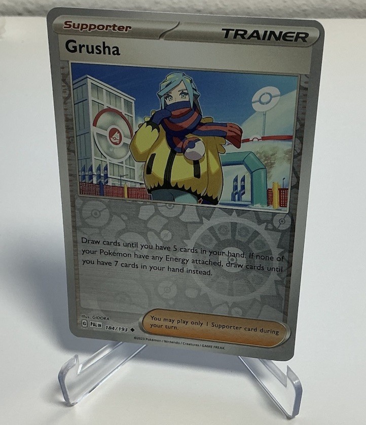 Pokemon - Grusha - 184/193 - Reverse Holo - Paldea Evolved  - NM/M