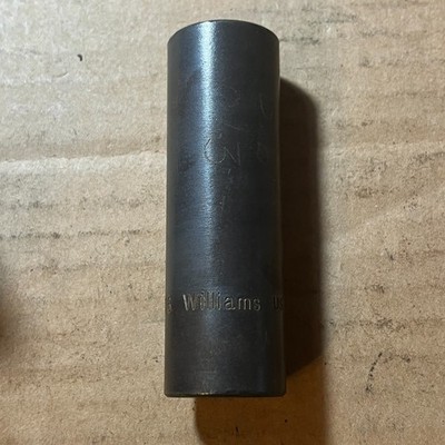 Williams 14-622, 1/2'' Drive 11/16'' Deep Impact Socket 6 point USA