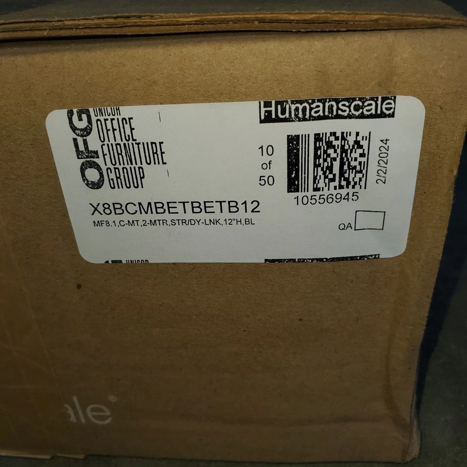 Humanscale MFLEX 8.1 Dual Monitor Arm w. Desk Clamp Mount, Black & Black - Image 3 of 4