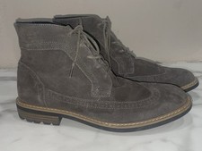 Joseph Abboud Lewis Gray Men s Suede Wingtip ...