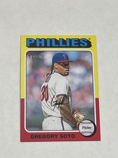 2024 Topps Heritage Mini Baseball #144 - Gregory Soto - Philadelphia Phillies