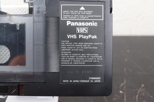 Vintage Panasonic VHS PlayPak VHS-C zu VHS Konverter Adapter VYMW0009 - Bild 2 von 3