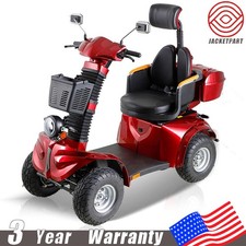 1000W 60V Four Wheels Fat Tire All Terrains Electric Mobility Scooter for Senior