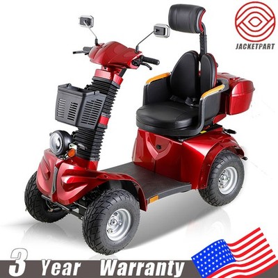 1000W 60V Four Wheels Fat Tire All Terrains Electric Mobility Scooter for Senior