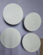 Set of 4 Crestron Saros IC6T S25356 In-Ceiling Speakers