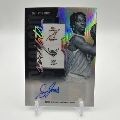 2025 Topps Signature Sion James Base (RAW)