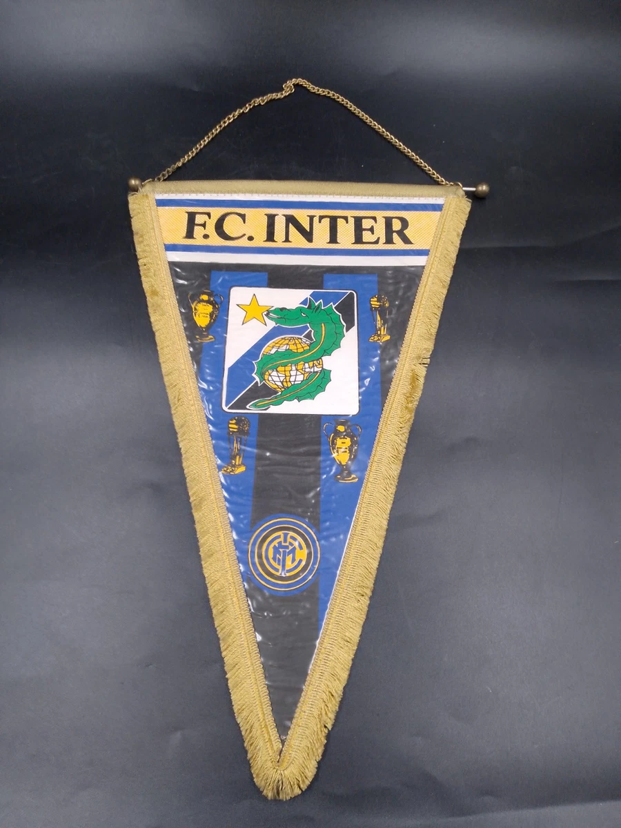 ancien petit FANION pennant wimpel )) INTER MILANO * ITALIE