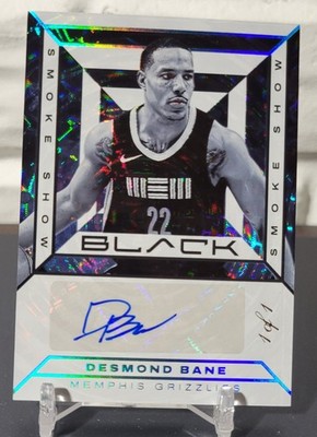 Panini Black 2023-24 Smoke Show Auto 1/1 Desmond Bane #SSS-DS True One Of One