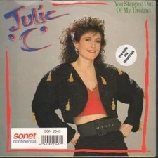 Julie C You Stepped Out of My Dreams 7" vinyl UK Sonet 1989 in info stickered